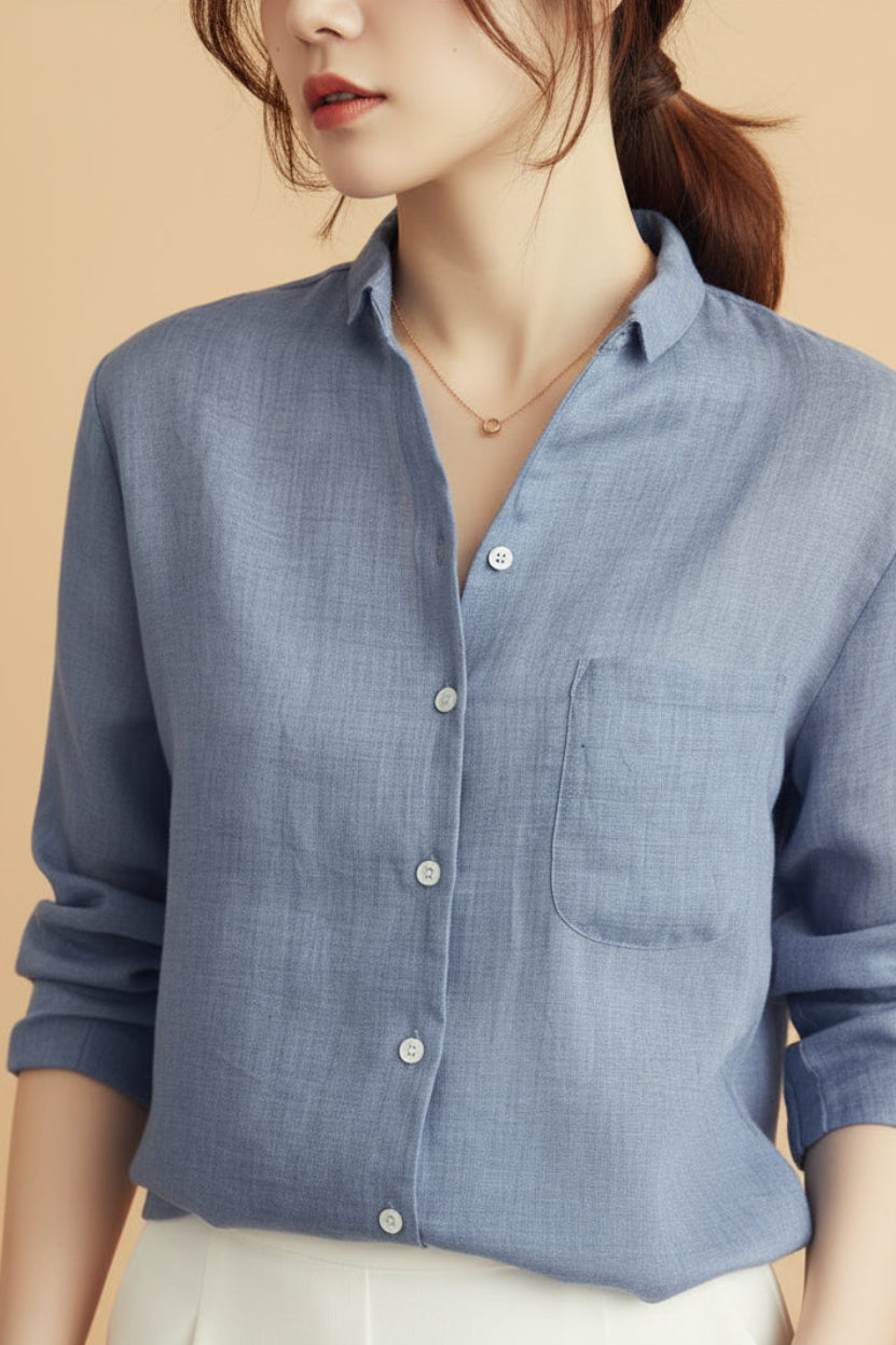 Women's Casual Linen Shirt