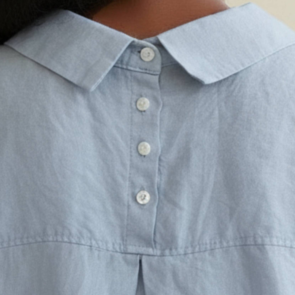 Southern Breeze Button-Back Shirt Dress