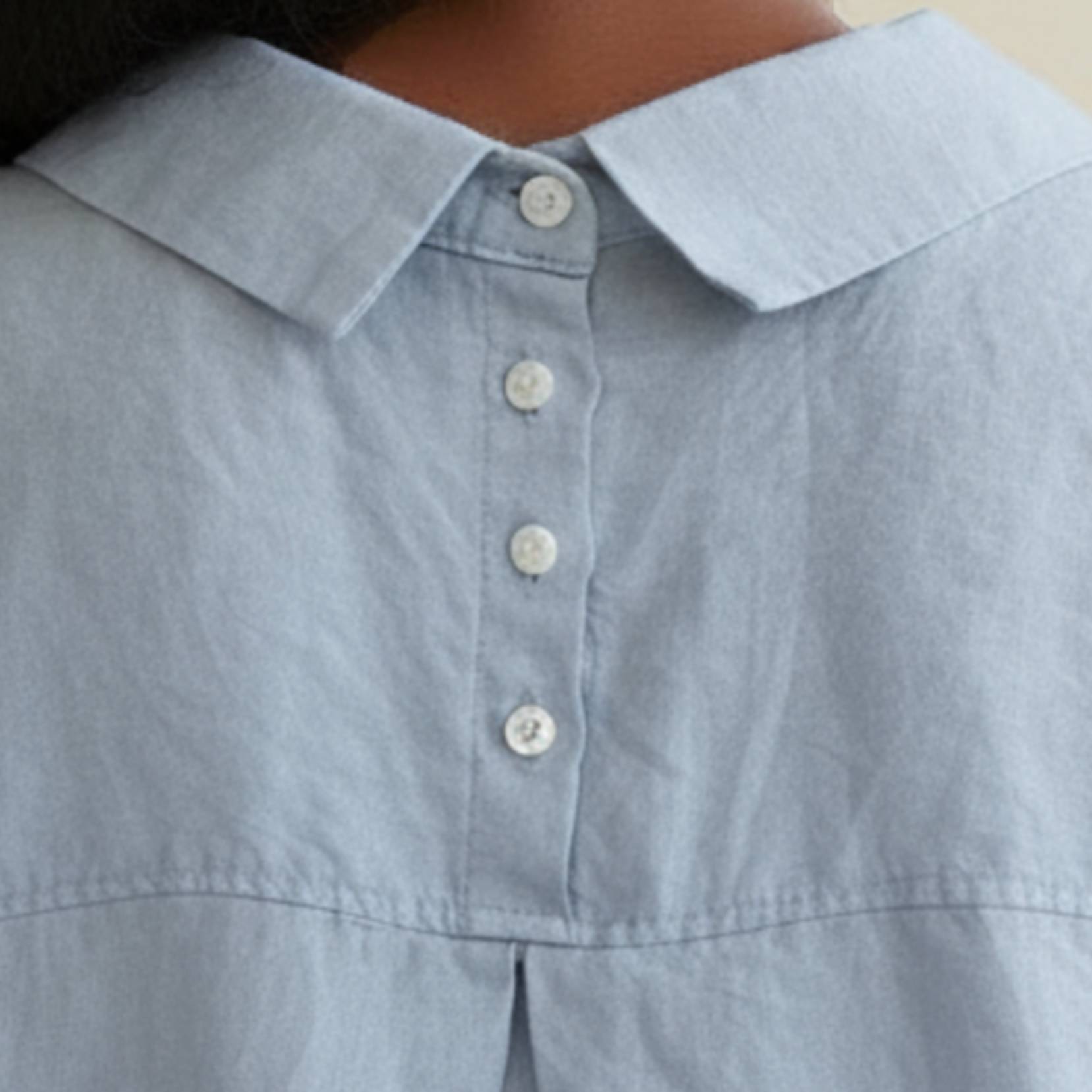 Southern Breeze Button-Back Shirt Dress