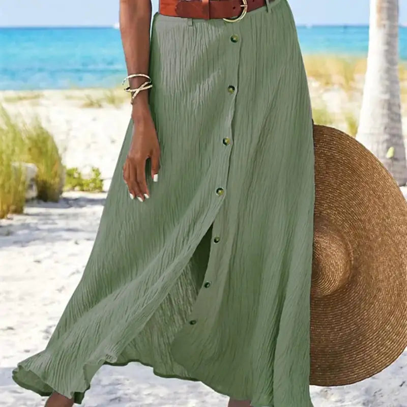 Women's A-Line Midi Skirt