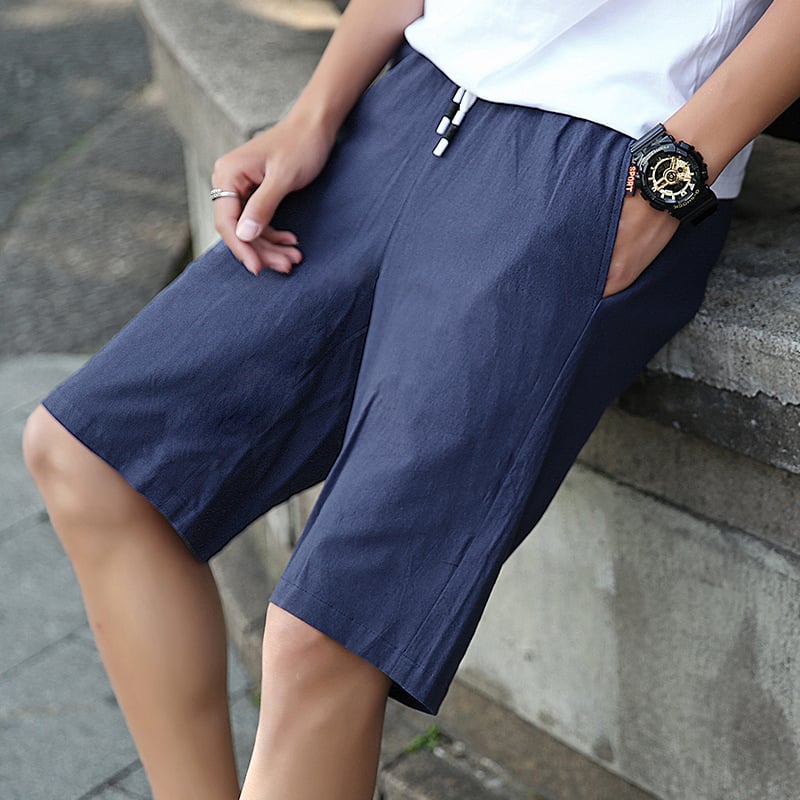 Men's Plus Size Five Point Casual Beach Shorts