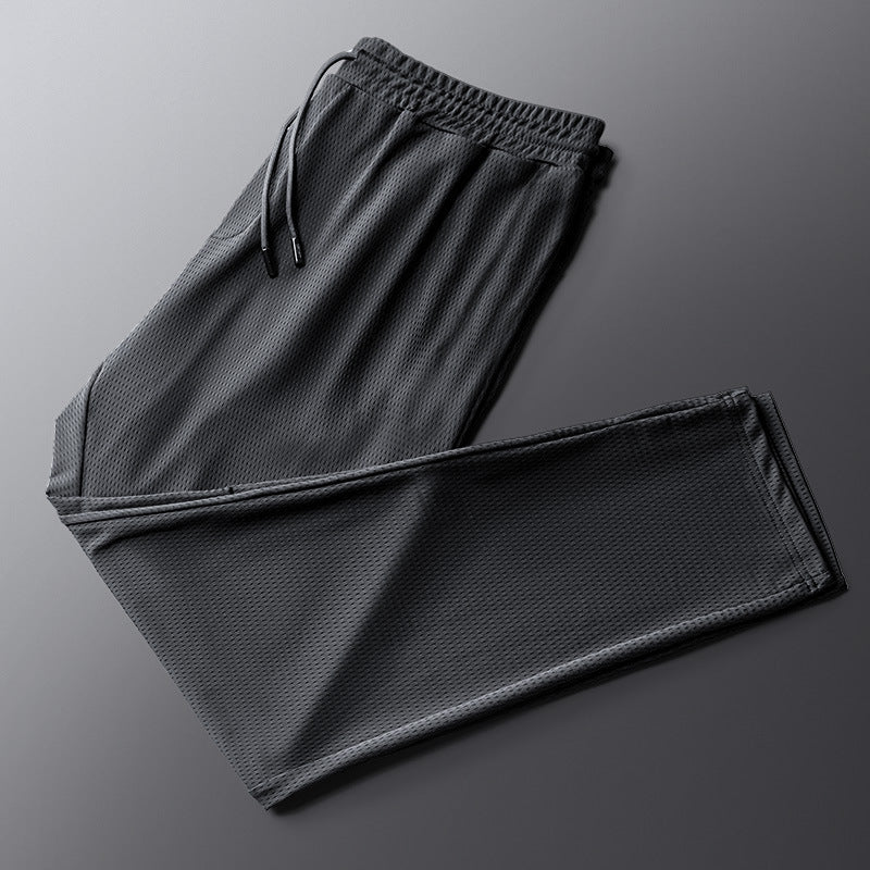 Men's Ice Silk Athleisure Pants — Lightweight Comfort Fit