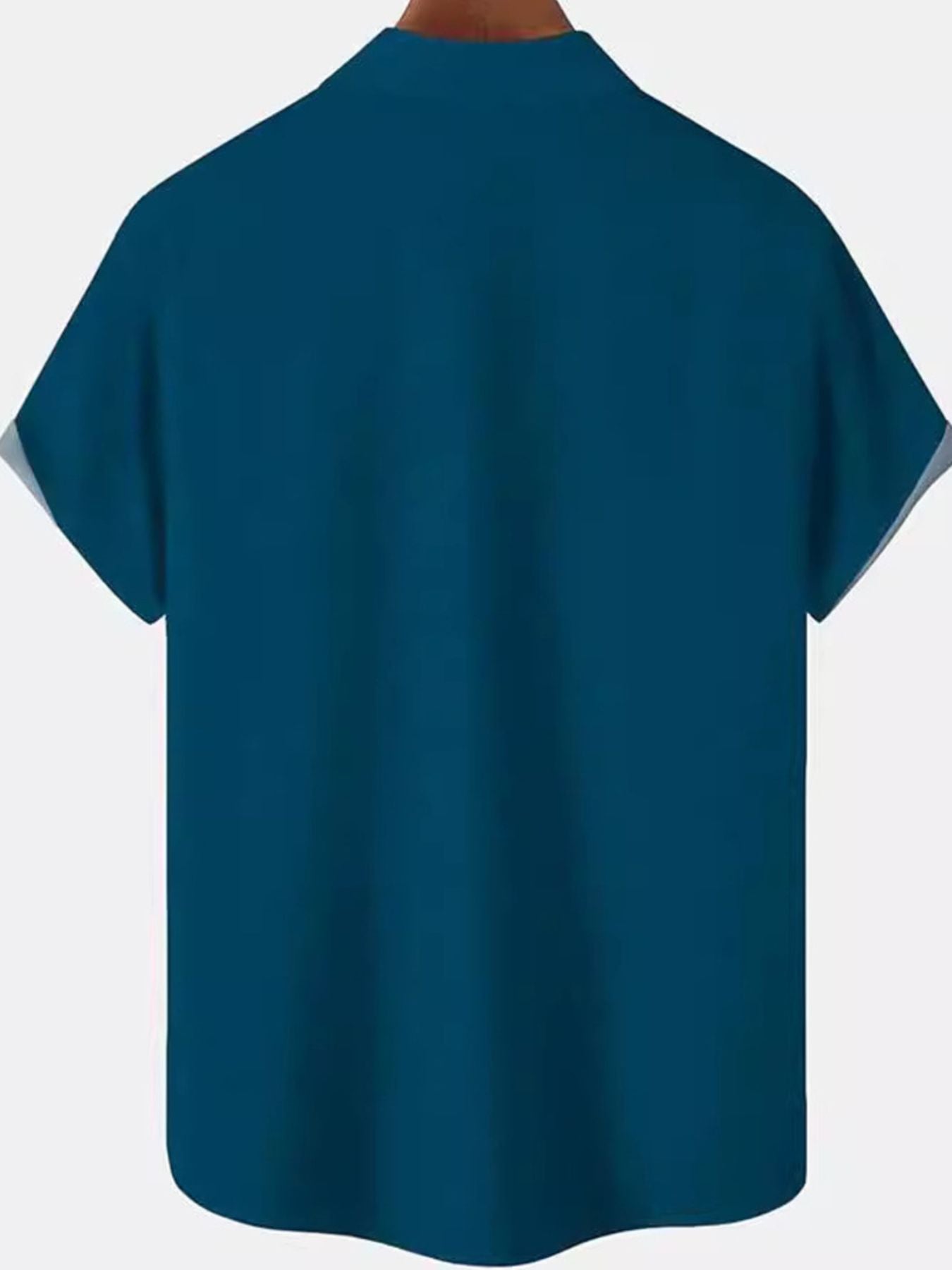 Blue shirt on a white background