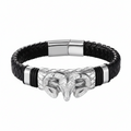 Men's Constellation Stainless Steel Braided Bracelet